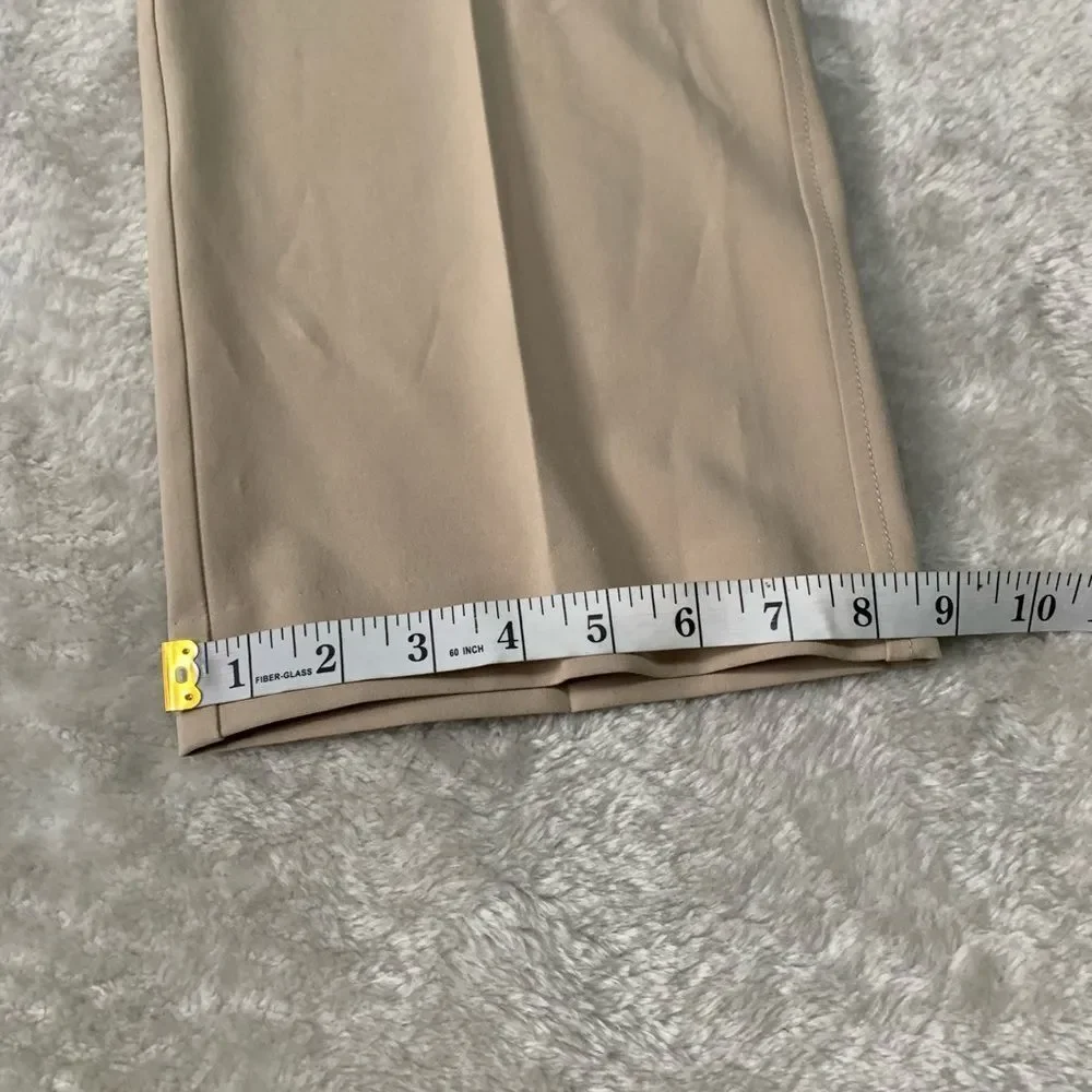 Footjoy FJ Mens Beige Chino Straight Golf Pants Size 34x30‎ Pants Stretch
